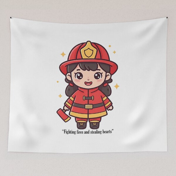 Item preview, Fighting fires and stealing hearts designed and sold by likbatonboot.