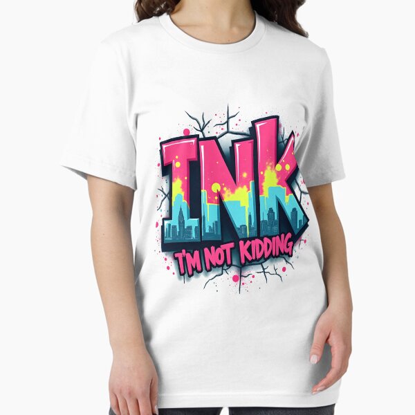 Item preview, INK – I'm Not Kidding | Bold Typography Statement Design T-Shirt designed and sold by BrutallPrints.