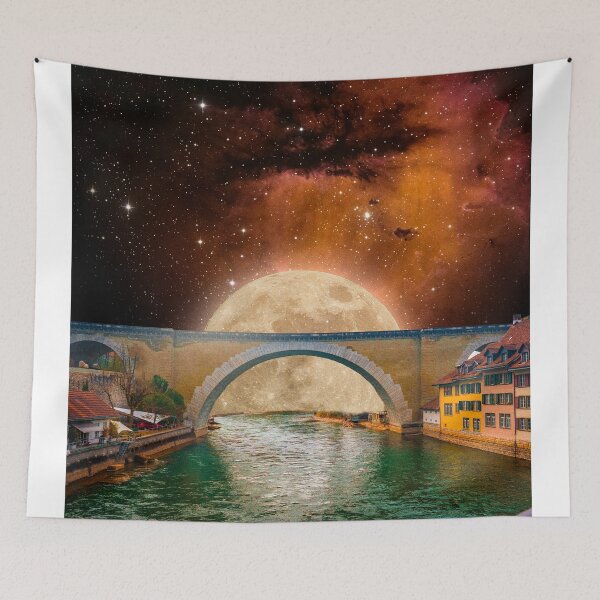Item preview, "River Moonrise" designed and sold by Moonquestart.
