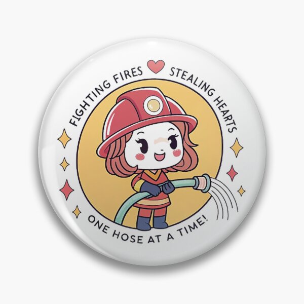 Item preview, Fighting fires and stealing hearts designed and sold by likbatonboot.