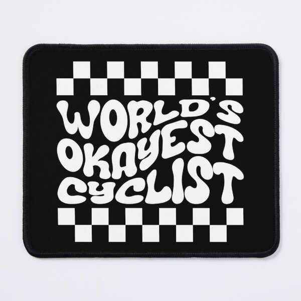 Item preview, World's Okayest Cyclist Sarcastic Cycling designed and sold by StrideSuccess.