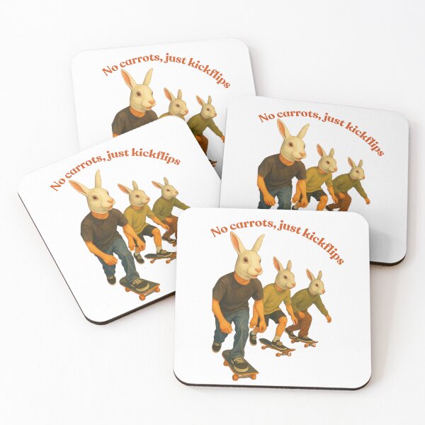 Item preview, "Hop & Roll – Skater Bunnies in Motion" designed and sold by Aube11.
