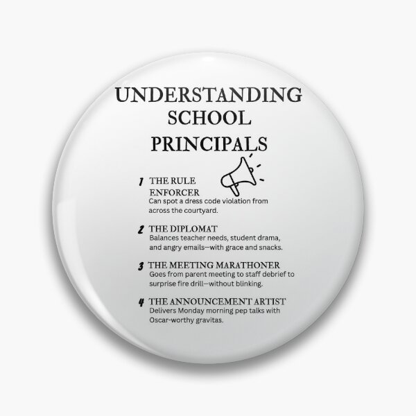 Item preview, Understanding School Principals – Hilarious Education Leadership Definitions designed and sold by PsyFlow35.