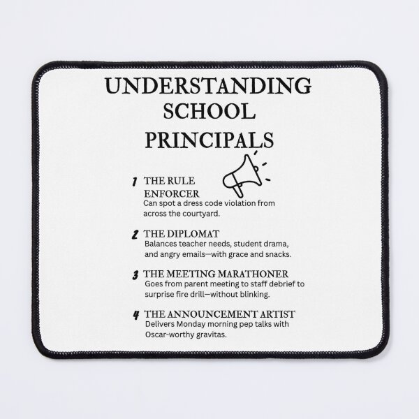 Item preview, Understanding School Principals – Hilarious Education Leadership Definitions designed and sold by PsyFlow35.