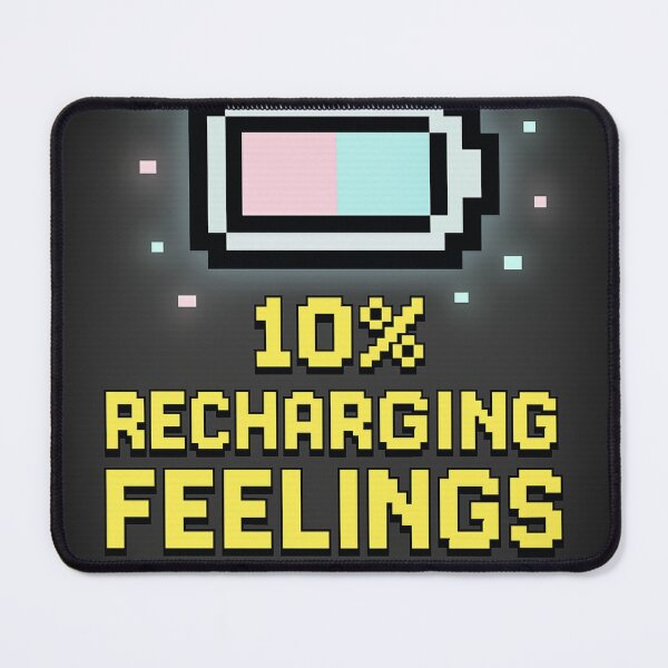Item preview, Recharging Feelings – Lo-Fi Pixel Battery Shirt | Calmcore Aesthetic designed and sold by Laugh & Rewind .