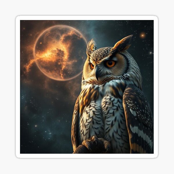 Item preview, Owl, Space designed and sold by RedParker.