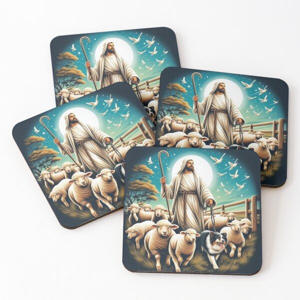 Item preview, Christianity Jezus Holy Sheeps Walk designed and sold by KTGim.