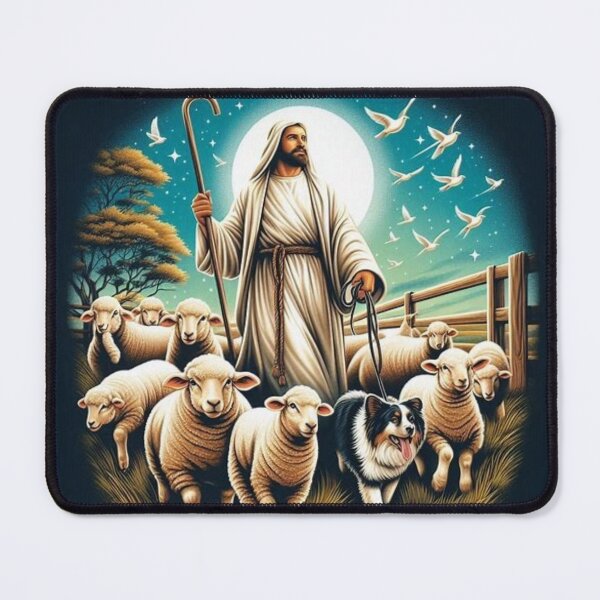 Item preview, Christianity Jezus Holy Sheeps Walk designed and sold by KTGim.