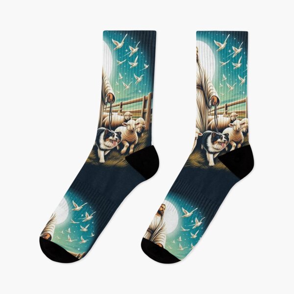Item preview, Christianity Jezus Holy Sheeps Walk designed and sold by KTGim.