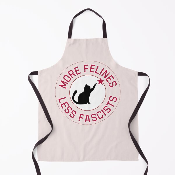 Item preview, More Felines, Less Fascists : The Resistance (white/pink) designed and sold by TRVLR Designs.
