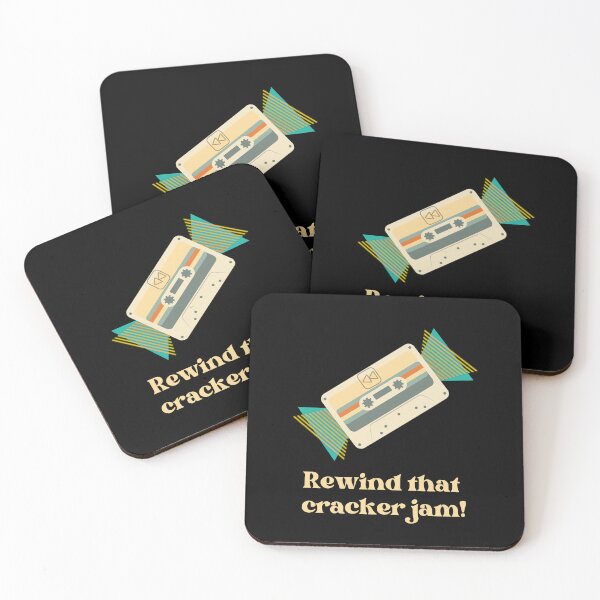 Item preview, Rewind that cracker jam retro cassette tape Christmas  designed and sold by ClickATee Store .