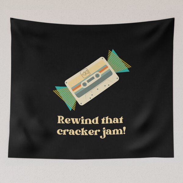 Item preview, Rewind that cracker jam retro cassette tape Christmas  designed and sold by ClickATee Store .