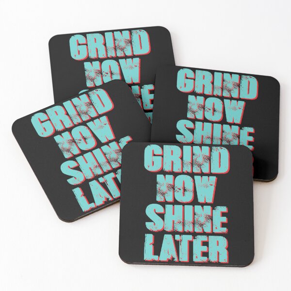 Item preview, Grind Now Shine Later | Motivational Gym Quote designed and sold by typoinspired.