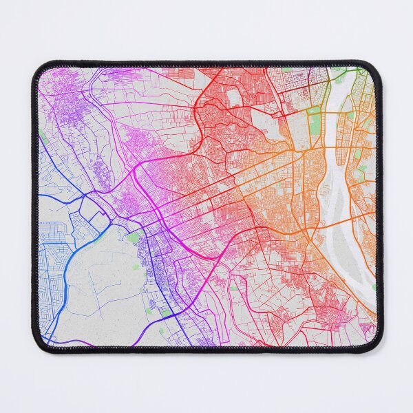 Item preview, Giza City Map of Egypt - Colorful designed and sold by deMAP.