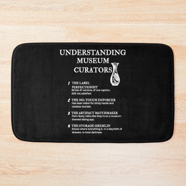 Item preview, Understanding Museum Curators – Funny Historical Life Definitions – Black designed and sold by PsyFlow35.