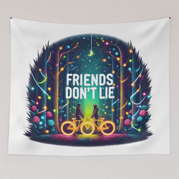 Item preview, friends don't lie, friends, forest designed and sold by TrueArtVibes.