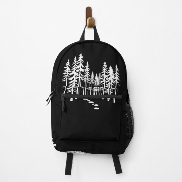 Item preview, Forest Path into Pine Woods - Minimalist Nature Silhouette designed and sold by Negative Space Art.