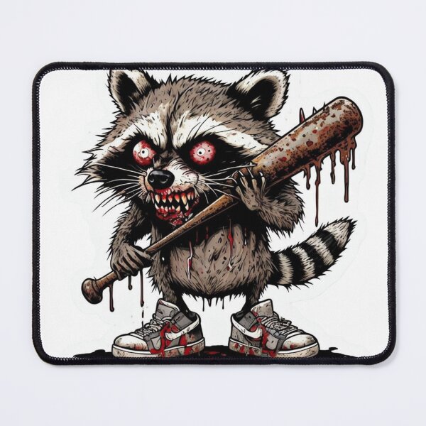 Item preview, RAGE RACCOON Aestetic, Trendy,Reloaded, Viral Drop 2025 designed and sold by Imaginarium of Chaos falcon88 .
