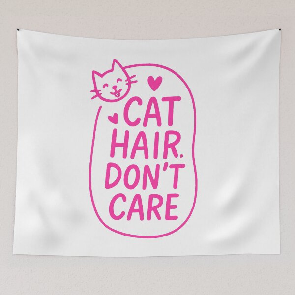 Item preview, Cat hair, don’t care! Cat lover  designed and sold by FarieArt.