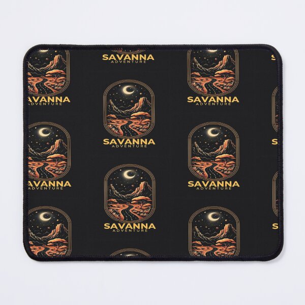 Item preview, Savanna Adventure - Minimal Landscape Illustration designed and sold by nOstalgiK2.