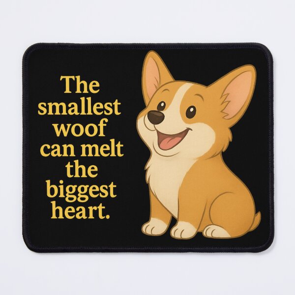 Item preview, The smallest woof can melt the biggest heart designed and sold by Wolverous.