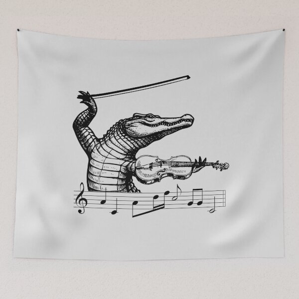 Item preview, Violin Alligator designed and sold by AMERICANCHEEZ.