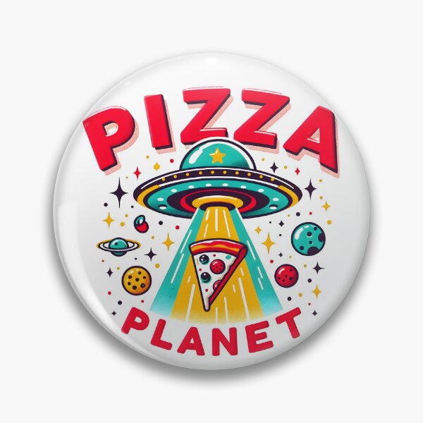 Item preview, pizza, pizza planet, planet designed and sold by TrueArtVibes.