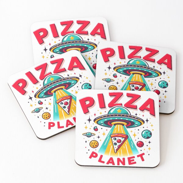 Item preview, pizza, pizza planet, planet designed and sold by TrueArtVibes.