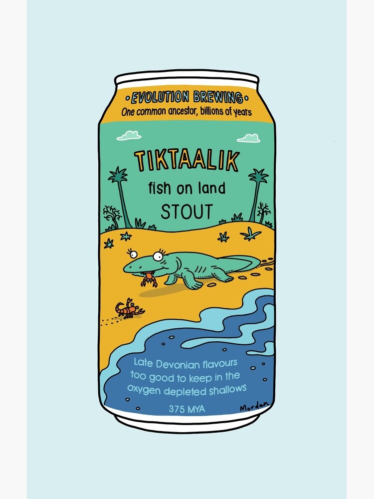 Evolution Brewing Tiktaalik Fish on Land Stout by morden
