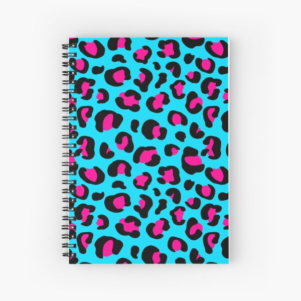 Item preview, Leopard Print Pink on Turquoise Pattern designed and sold by Nicola Barnard.
