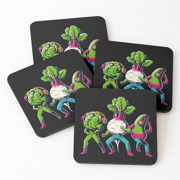 Item preview, Lettuce Turnip the Beet – Funny Vegetable Dance Design designed and sold by SeoulInkSoul.