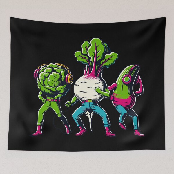 Item preview, Lettuce Turnip the Beet – Funny Vegetable Dance Design designed and sold by SeoulInkSoul.
