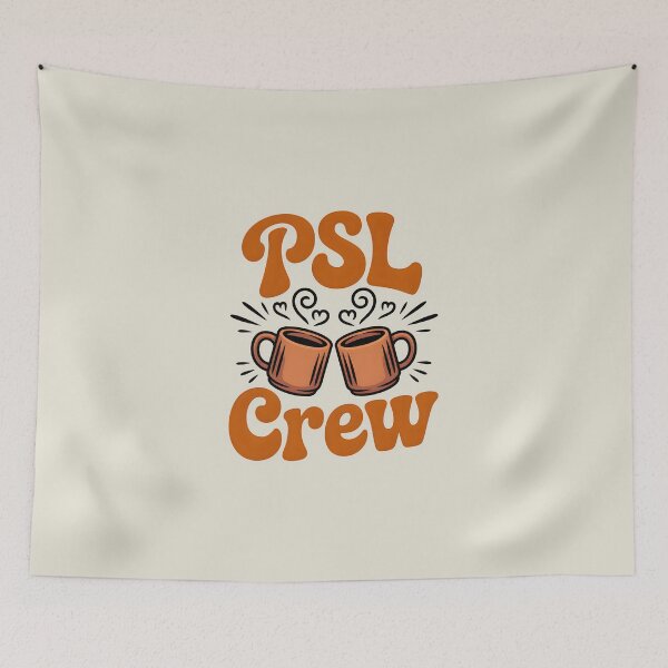 Item preview, PSL Crew - Cute Pumpkin Spice Latte Squad Design designed and sold by Jollys-ArtShop.