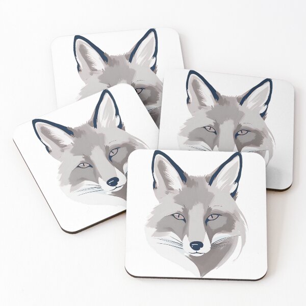 Item preview, Minimalist One-Line Fox Face Drawing designed and sold by CARTOON NR.