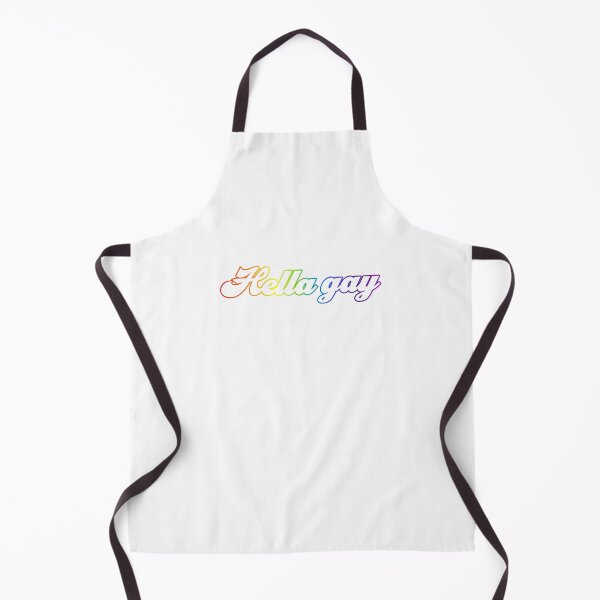Item preview, Hella Gay - White With Rainbow designed and sold by sillyjess.