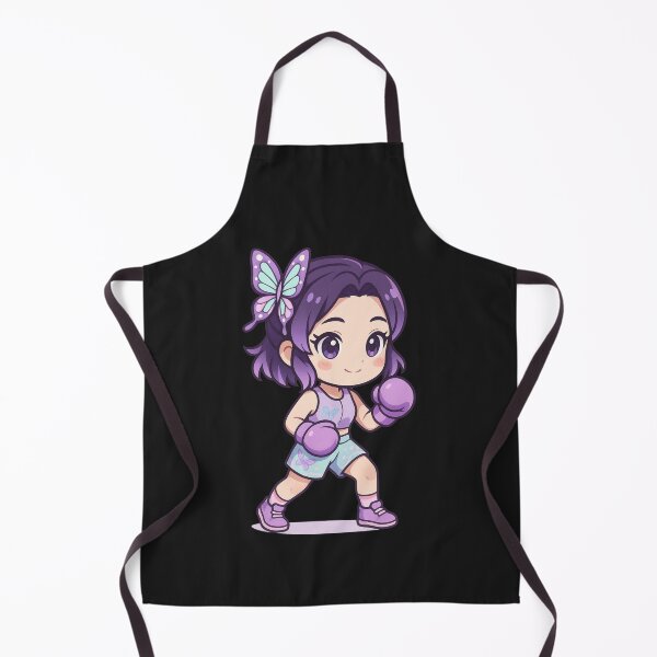 Item preview, Butterfly Boxing Chibi Princess – Kawaii Anime Girl in Pastel Outfit designed and sold by ColorSplash123.