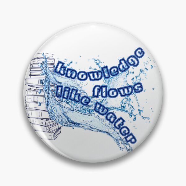 Item preview, Hydro Books Knowledge Flows Like Water designed and sold by KateLeap.
