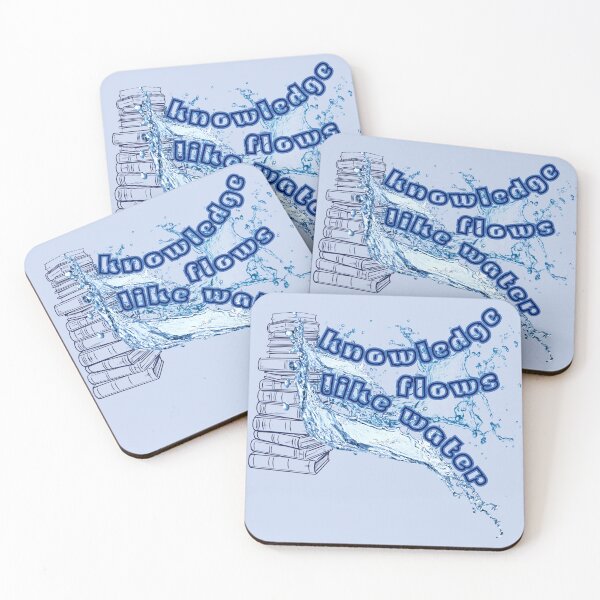 Item preview, Hydro Books Knowledge Flows Like Water designed and sold by KateLeap.