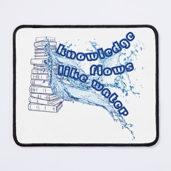 Item preview, Hydro Books Knowledge Flows Like Water designed and sold by KateLeap.