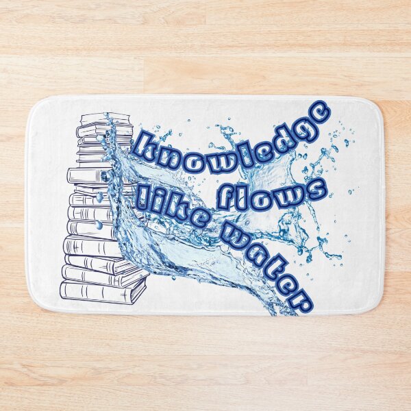 Item preview, Hydro Books Knowledge Flows Like Water designed and sold by KateLeap.