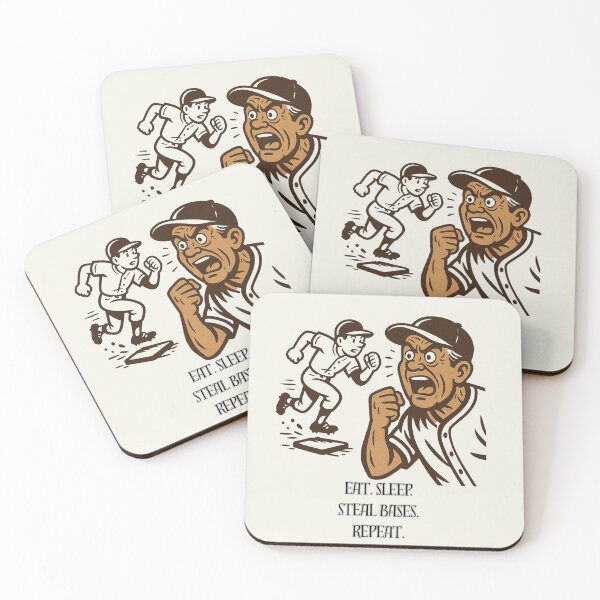 Item preview, Steal Bases. Vintage baseball designed and sold by SeeSquaredDesign.