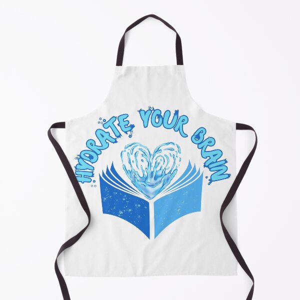 Item preview, Hydro Books Blue Pastel Hydrate Your Brain designed and sold by KateLeap.