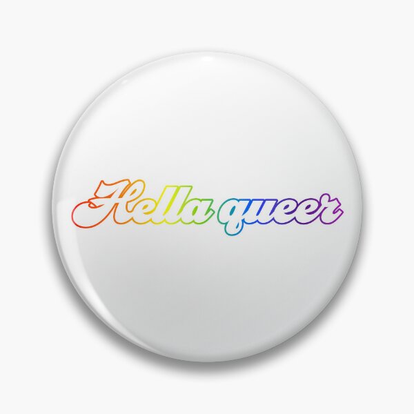 Item preview, Hella Queer - White With Rainbow designed and sold by sillyjess.
