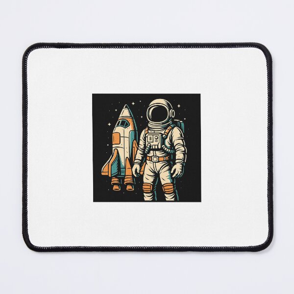 Item preview, Astronaut and his Spaceship designed and sold by thomashummelgen.