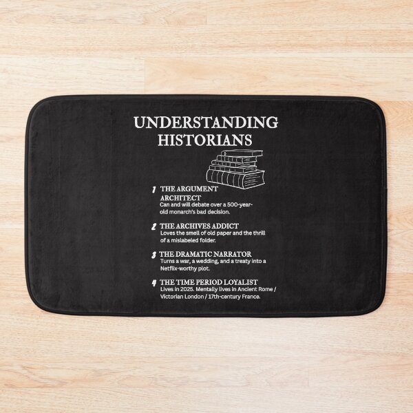 Item preview, Understanding Historians – Funny History Nerd Life Definitions – Black designed and sold by PsyFlow35.