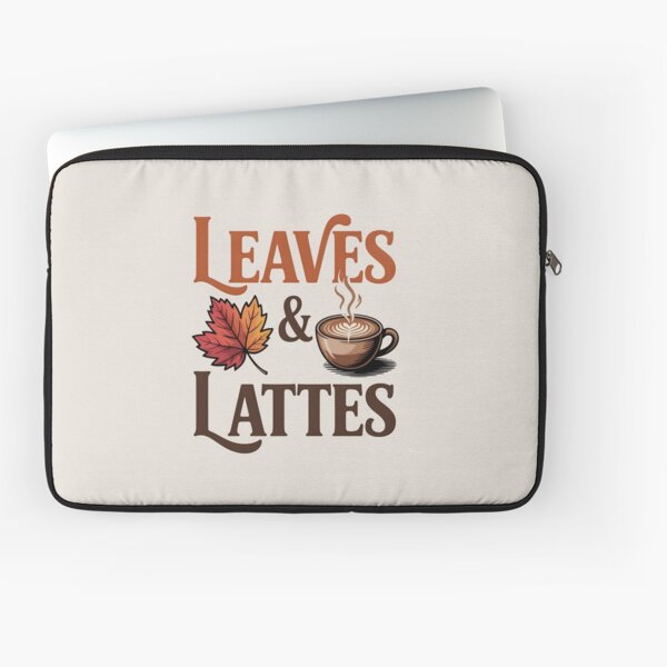 Item preview, Leaves & Lattes - Cozy Fall Design designed and sold by Jollys-ArtShop.