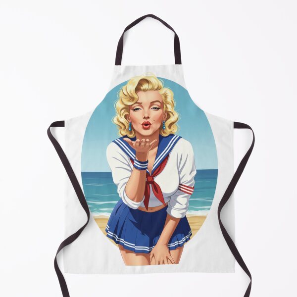 Item preview, Retro Bombshell by the Sea Timeless Marilyn designed and sold by LyssasMindArt.