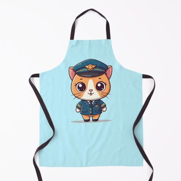Item preview, Cat stewardess designed and sold by PrintLabStudio.