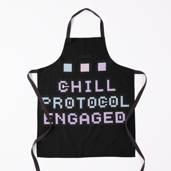 Item preview, Chill Protocol Engaged – Pixel System Mode Tee | Calmcore Glitchwear designed and sold by Laugh & Rewind .