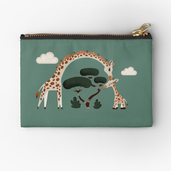 Giraffe baby and mom Täschchen